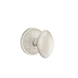 Emtek - Privacy, Lancaster Rosette, Egg Knob, US15 - Satin Nickel