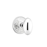 Emtek - Privacy, Lancaster Rosette, Egg Knob, US26 - Polished Chrome