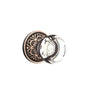 Emtek - Passage, Lancaster Rosette, Georgetown Crystal Knob, US10B - Oil Rubbed Bronze