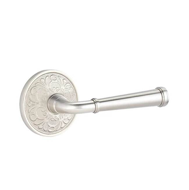 Emtek - Concealed, Passage, Lancaster Rosette, Merrimack Lever, US15 - Satin Nickel