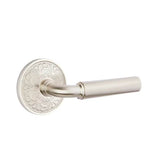 Emtek - Privacy, Lancaster Rosette, Manning Lever, RH, US15 - Satin Nickel