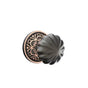 Emtek - Concealed, Privacy, Lancaster Rosette, Melon Knob, US10B - Oil Rubbed Bronze