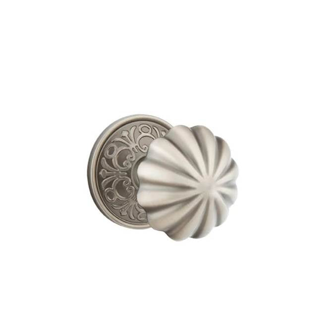Emtek - Dummy, Lancaster Rosette, Melon Knob, US15A - Pewter