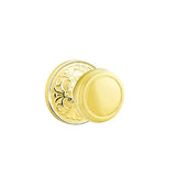 Emtek - Privacy, Lancaster Rosette, Norwich Knob, US3 Lifetime - Polished Brass