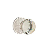 Emtek - Privacy, Lancaster Rosette, Providence Crystal Knob, US15 - Satin Nickel