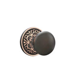 Emtek - Passage, Lancaster Rosette, Providence Knob, US10B - Oil Rubbed Bronze