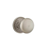Emtek - Privacy, Lancaster Rosette, Providence Knob, US15A - Pewter