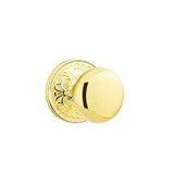 Emtek - Concealed, Privacy, Lancaster Rosette, Providence Knob, US3 Lifetime - Polished Brass