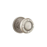 Emtek - Passage, Lancaster Rosette, Ribbon and Reed Knob, US15A - Pewter