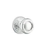 Emtek - Passage, Lancaster Rosette, Ribbon and Reed Knob, US26 - Polished Chrome