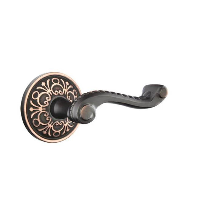 Emtek - Concealed, Privacy, Lancaster Rosette, Rope Lever, US10B - Oil Rubbed Bronze