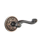Emtek - Privacy, Lancaster Rosette, Rope Lever, RH, US10B - Oil Rubbed Bronze