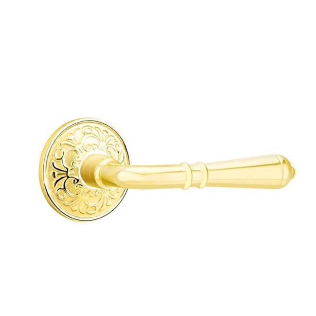 Emtek - Privacy, Lancaster Rosette, Turino Lever, RH, US3 Lifetime - Polished Brass