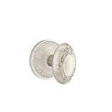 Emtek - Privacy, Lancaster Rosette, Victoria Knob, US15 - Satin Nickel