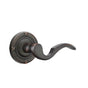 Emtek - Dummy, Ribbon and Reed Rosette, Cortina Lever, US10B - Oil Rubbed Bronze