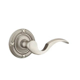Emtek - Privacy, Ribbon and Reed Rosette, Cortina Lever, RH, US15A - Pewter
