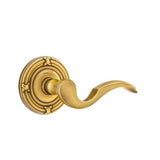 Emtek - Concealed, Passage, Ribbon and Reed Rosette, Cortina Lever, US7 - French Antique
