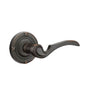 Emtek - Concealed, Privacy, Ribbon and Reed Rosette, Coventry Lever, US10B - Oil Rubbed Bronze