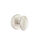 Emtek - Passage, Ribbon and Reed Rosette, Egg Knob, US15 - Satin Nickel