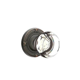 Emtek - Concealed, Passage, Ribbon and Reed Rosette, Georgetown Knob, US10B - Oil Rubbed Bronze