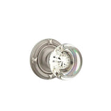Emtek - Concealed, Passage, Ribbon and Reed Rosette, Georgetown Knob, US15A - Pewter