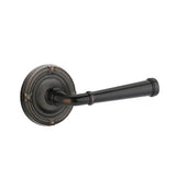 Emtek - Passage, Ribbon and Reed Rosette, Merrimack Lever, RH, US10B - Oil Rubbed Bronze