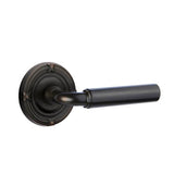 Emtek - Dummy, Ribbon and Reed Rosette, Manning Lever, US10B - Oil Rubbed Bronze