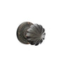 Emtek - Privacy, Ribbon and Reed Rosette, Melon Knob, US10B - Oil Rubbed Bronze