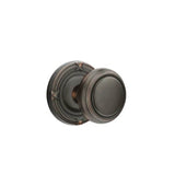 Emtek - Concealed, Passage, Ribbon and Reed Rosette, Norwich Knob, US10B - Oil Rubbed Bronze