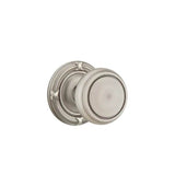 Emtek - Concealed, Passage, Ribbon and Reed Rosette, Norwich Knob, US15A - Pewter