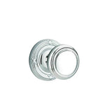Emtek - Concealed, Passage, Ribbon and Reed Rosette, Norwich Knob, US26 - Polished Chrome