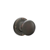 Emtek - Privacy, Ribbon and Reed Rosette, Providence Knob, US10B - Oil Rubbed Bronze