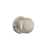 Emtek - Privacy, Ribbon and Reed Rosette, Providence Knob, US15A - Pewter