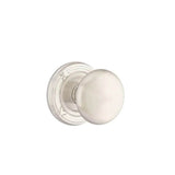 Emtek - Privacy, Ribbon and Reed Rosette, Providence Knob, US15 - Satin Nickel
