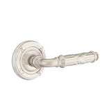 Emtek - Dummy, Ribbon and Reed Rosette, Ribbon and Reed Lever, US15 - Satin Nickel