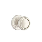 Emtek - Passage, Ribbon and Reed Rosette, Rope Knob, US15 - Satin Nickel