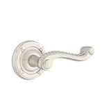 Emtek - Privacy, Ribbon and Reed Rosette, Rope Lever, RH, US15 - Satin Nickel
