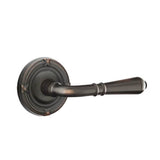 Emtek - Passage, Ribbon and Reed Rosette, Turino Lever, RH, US10B - Oil Rubbed Bronze