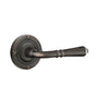 Emtek - Concealed, Privacy, Ribbon and Reed Rosette, Turino Lever, US10B - Oil Rubbed Bronze