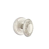 Emtek - Dummy, Ribbon and Reed Rosette, Victoria Knob, US15 - Satin Nickel