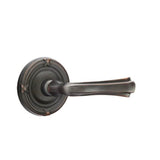 Emtek - Passage, Ribbon and Reed Rosette, Wembley Lever, LH, US10B - Oil Rubbed Bronze