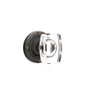 Emtek - Dummy, Ribbon and Reed Rosette, Windsor Crystal Knob, US10B - Oil Rubbed Bronze