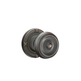 Emtek - Concealed, Privacy, Ribbon and Reed Rosette, Waverly Knob, US10B - Oil Rubbed Bronze