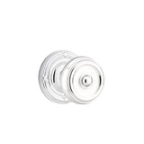Emtek - Concealed, Privacy, Ribbon and Reed Rosette, Waverly Knob, US26 - Polished Chrome