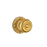 Emtek - Concealed, Privacy, Ribbon and Reed Rosette, Waverly Knob, US7 - French Antique
