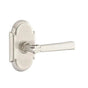 Emtek - Passage, No.8 Rosette, Arts and Crafts Lever, LH, US15 - Satin Nickel