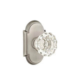 Emtek - Passage, No.8 Rosette, Astoria Crystal Knob, US15A - Pewter