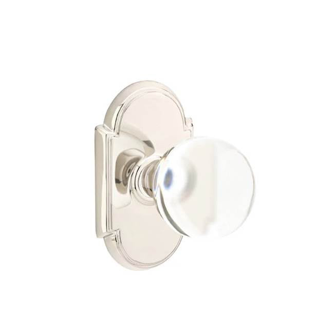 Emtek - Concealed, Privacy, No.8 Rosette, Bristol Knob, US14 - Polished Nickel