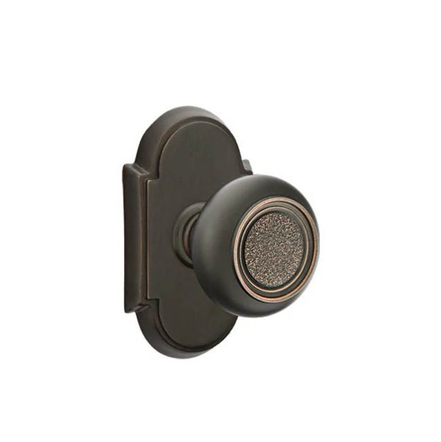 Emtek - Passage, No.8 Rosette, Belmont Knob, US10B - Oil Rubbed Bronze
