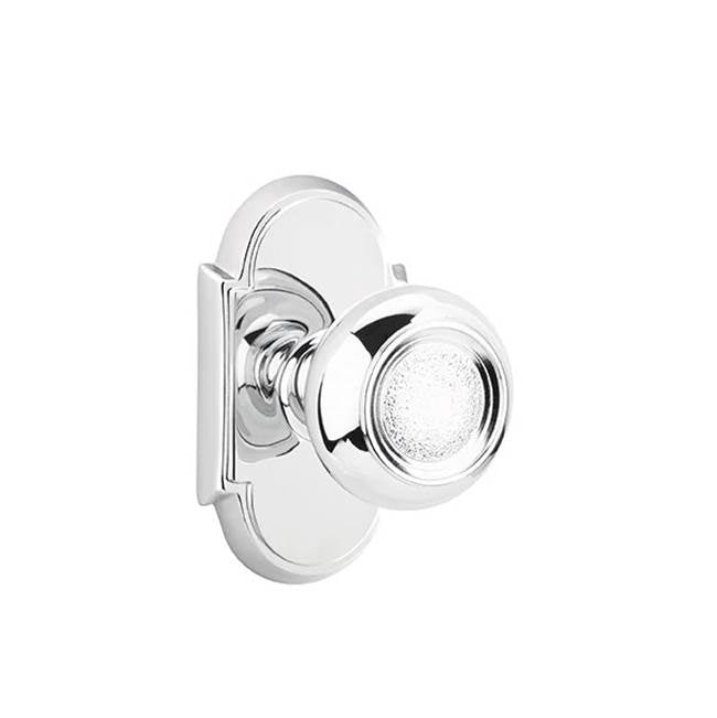 Emtek - Dummy, No.8 Rosette, Belmont Knob, US26 - Polished Chrome